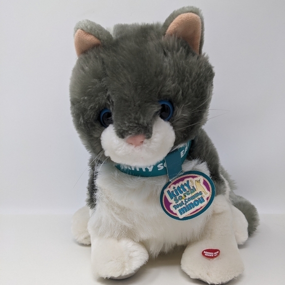 Irwin Kitty So Real Vintage Kitten Baby Plush Sounds - Picture 1 of 9